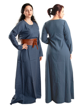 LENA Cotton Blue - Medieval Viking Underdress